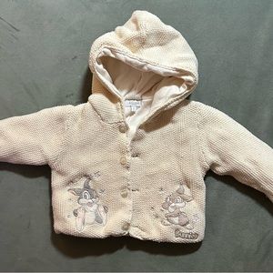 Disney Cream bunnies sweater (size 3-6 months)